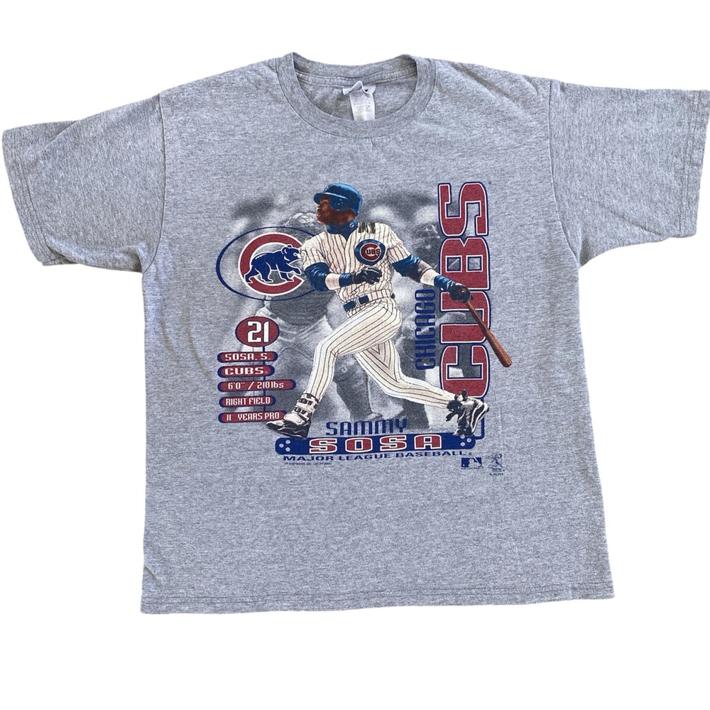 CSA Vintage 2000 Y2K Sammy Sosa Chicago Cubs T-Shirt Youth Size 14/16
